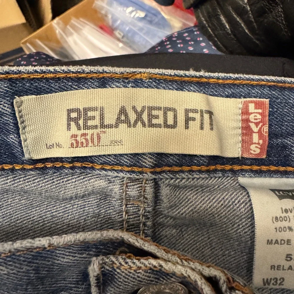 1974 | Levi's 550 Relaxed Fit Tapered Leg Denim Jeans Blue Mens 32x32
